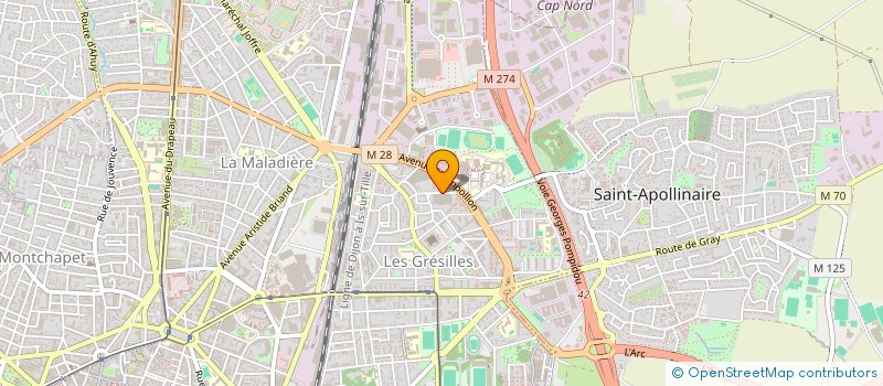 localisation de l'entreprise 884 610 569 à DIJON