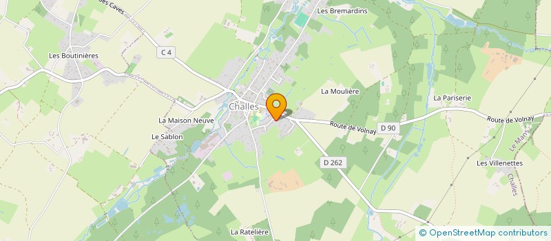 localisation de l'entreprise 884 635 384   CHALLES