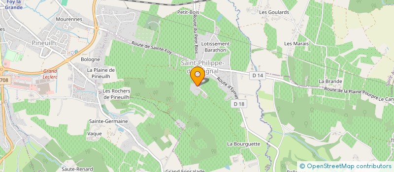 localisation de l'entreprise 884 651 225   LES LEVES-ET-THOUMEYRAGUES