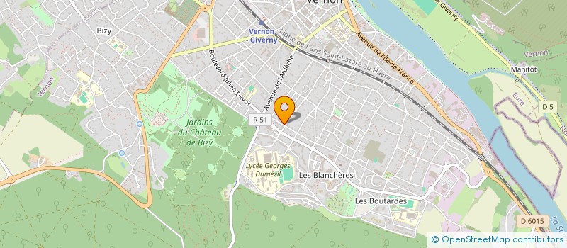 localisation de l'entreprise 884 653 940   VERNON