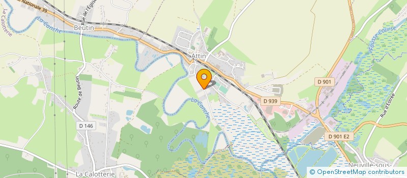 localisation de l'entreprise 884 658 584   ATTIN