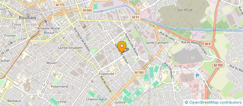 localisation de l'entreprise 884 659 897   ROUBAIX