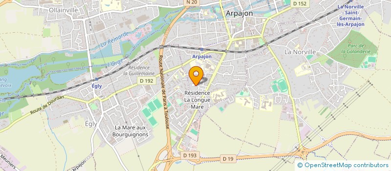 localisation de l'entreprise 884 659 988 à ARPAJON