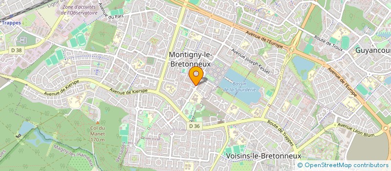 localisation de l'entreprise 884 662 826   MONTIGNY-LE-BRETONNEUX