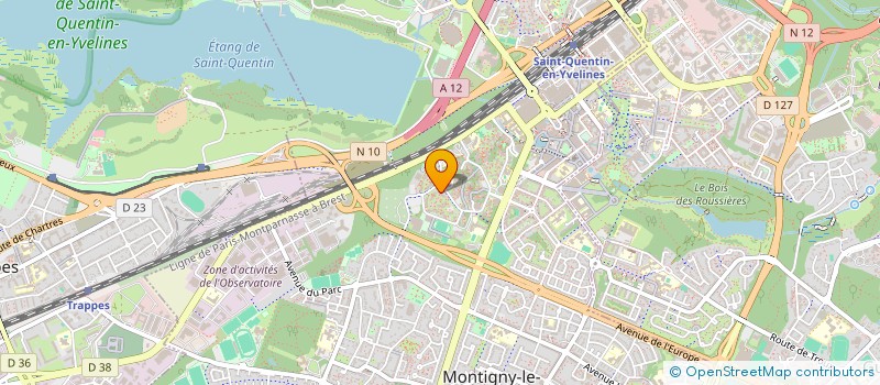 localisation de l'entreprise 884 664 806  à MONTIGNY-LE-BRETONNEUX