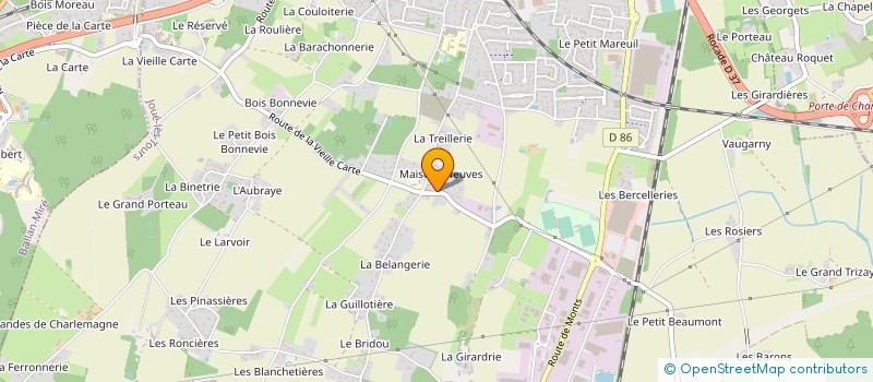 localisation de l'entreprise 884 685 975   JOUE-LES-TOURS