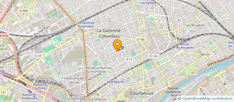 localisation de l'entreprise 884 710 146 à LA GARENNE-COLOMBES