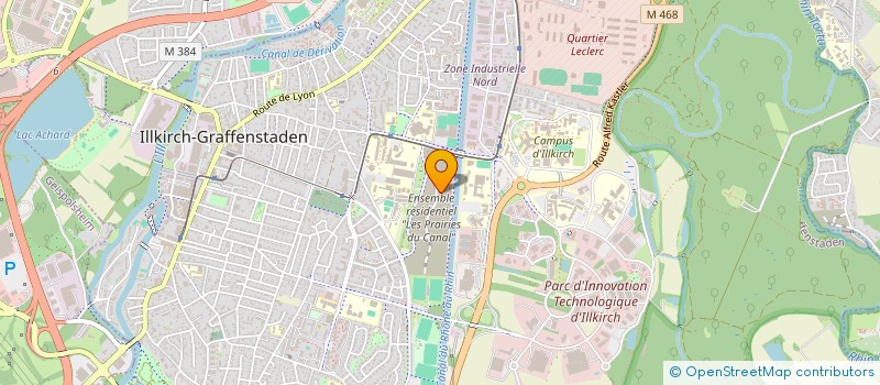 localisation de l'entreprise 884 754 201   ILLKIRCH-GRAFFENSTADEN