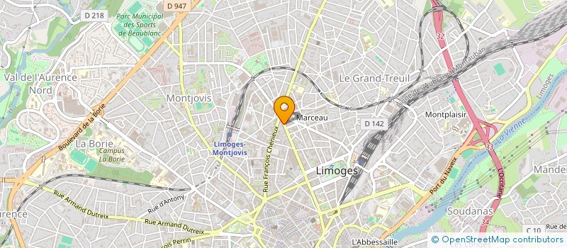 localisation de l'entreprise 884 768 847 à COUZEIX