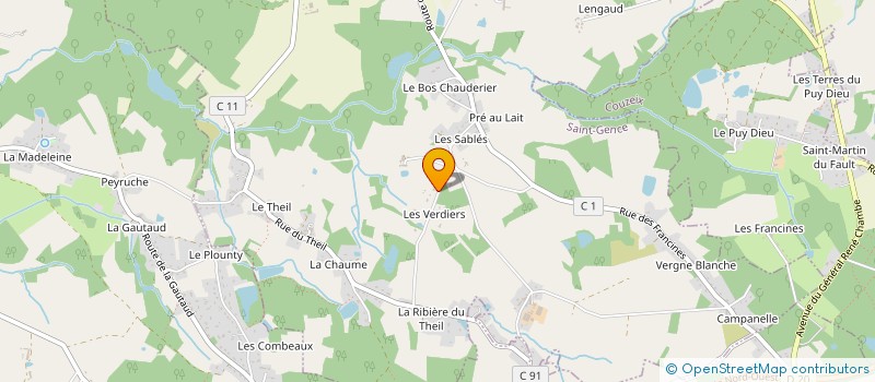 localisation de l'entreprise 884 768 870 à SAINT-GENCE