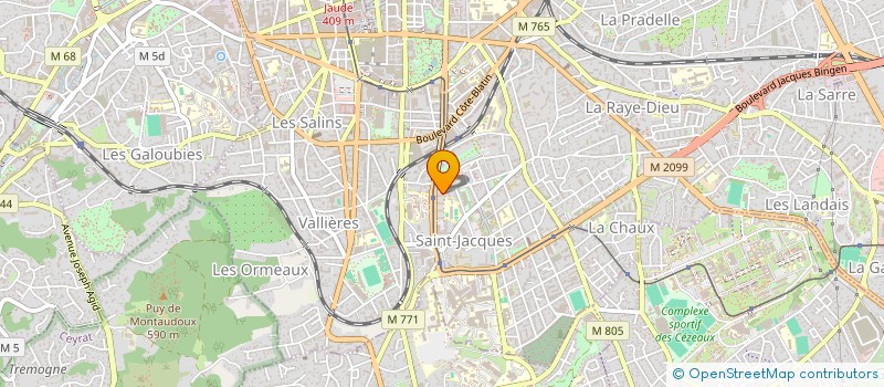 localisation de l'entreprise 884 770 850   CLERMONT-FERRAND