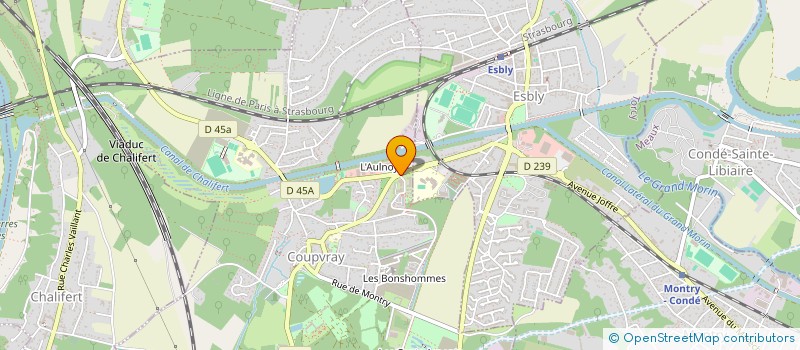 localisation de l'entreprise 884 774 407 à ESBLY