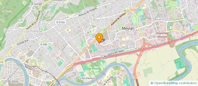 localisation de l'entreprise 884 793 274   MEYLAN