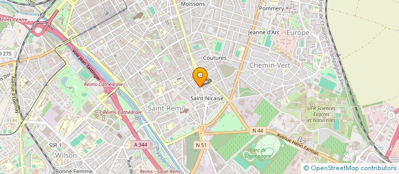 localisation de l'entreprise 884 800 301   REIMS