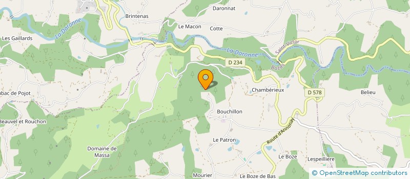 localisation de l'entreprise 884 801 234   BOZAS