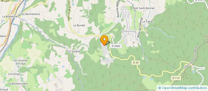 localisation de l'entreprise 884 847 104   CHEVINAY