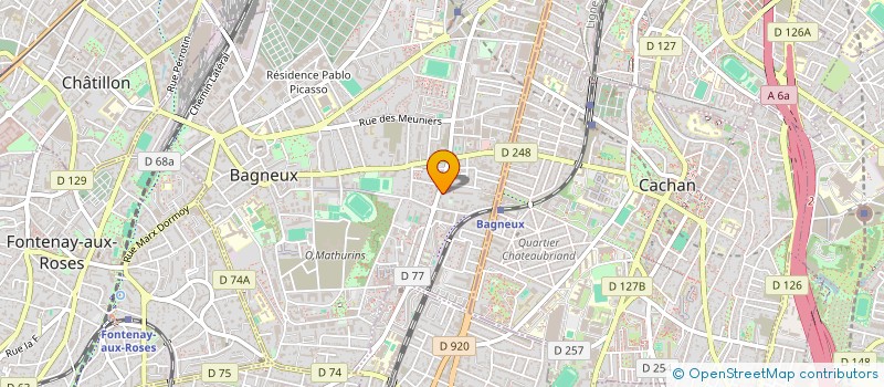 localisation de l'entreprise 884 849 258 à BAGNEUX