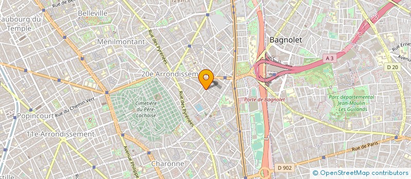 localisation de l'entreprise 884 850 470   PARIS