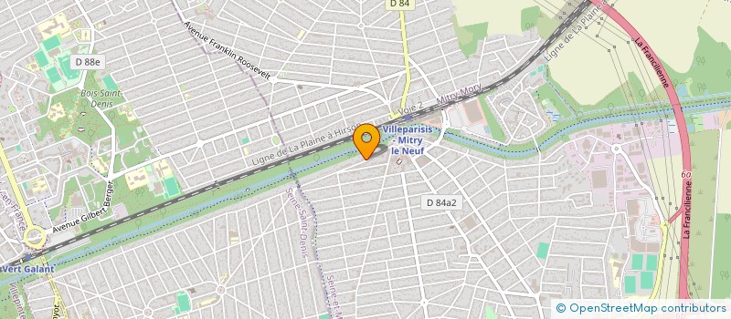 localisation de l'entreprise 884 851 643   VILLEPARISIS