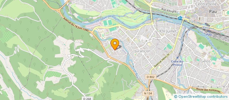 localisation de l'entreprise 884 877 424  à PAU