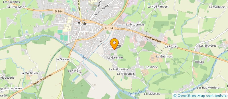 localisation de l'entreprise 884 883 224   BLAIN