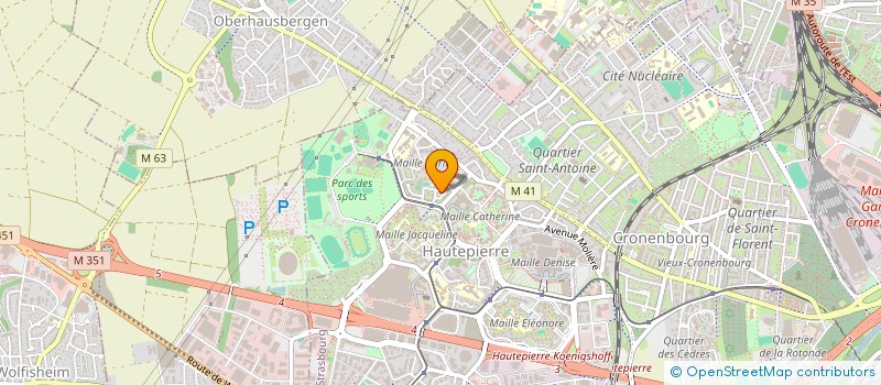 localisation de l'entreprise 884 883 836 à STRASBOURG