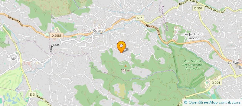 localisation de l'entreprise 884 884 545 à LE ROURET