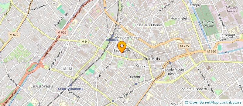 localisation de l'entreprise 884 890 302   ROUBAIX