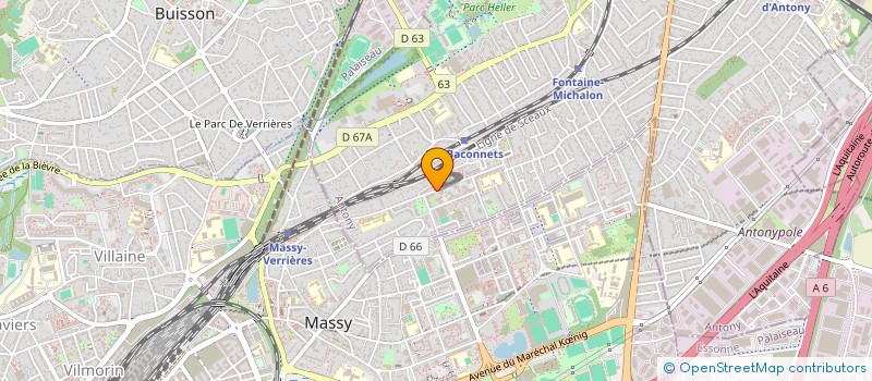 localisation de l'entreprise 884 896 838  à ANTONY