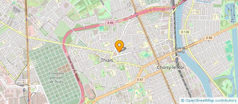 localisation de l'entreprise 884 898 693   THIAIS