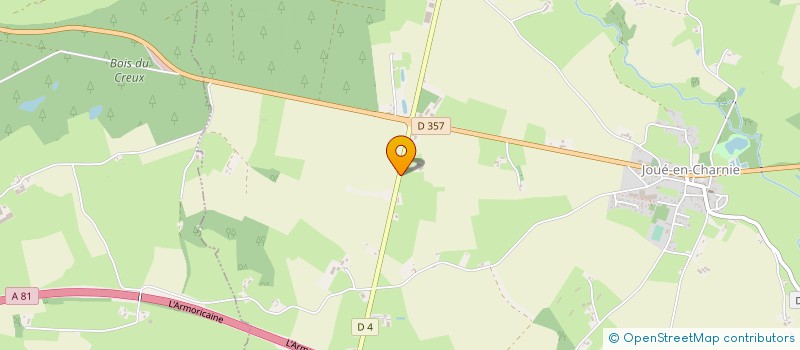 localisation de l'entreprise 884 907 536   JOUE EN CHARNIE