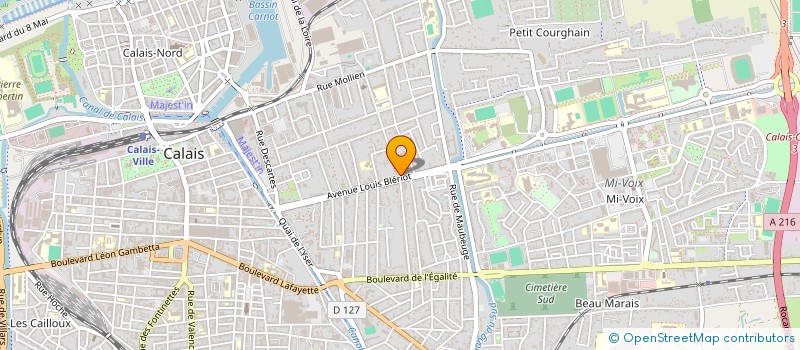 localisation de l'entreprise 884 908 609   CALAIS