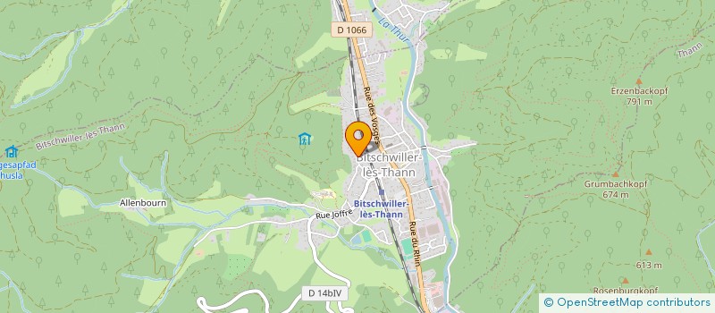 localisation de l'entreprise 884 911 280   BITSCHWILLER-LES-THANN