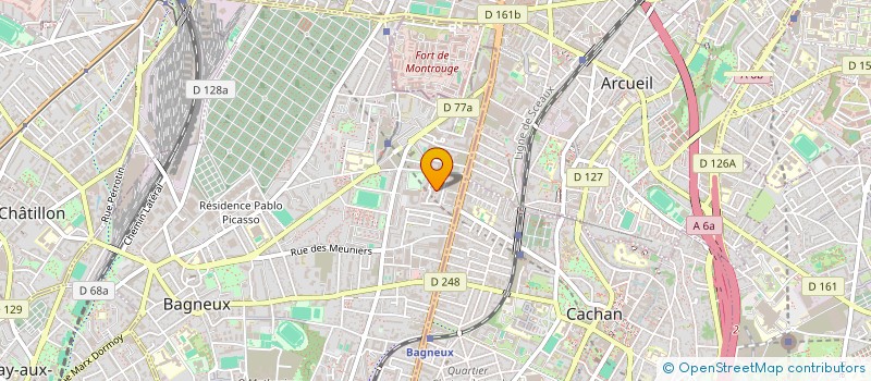 localisation de l'entreprise 884 946 823   BAGNEUX