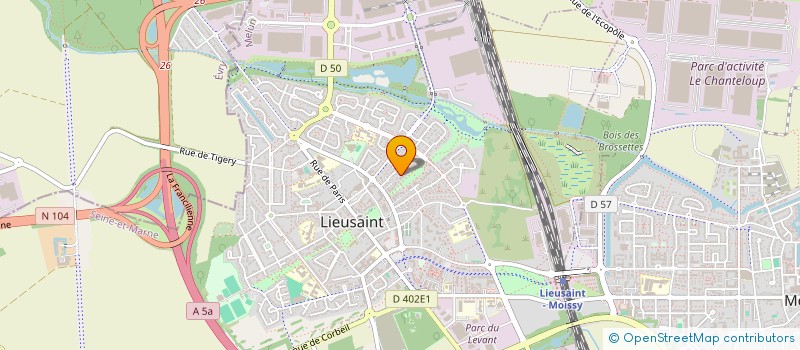 localisation de l'entreprise 884 952 599   LIEUSAINT