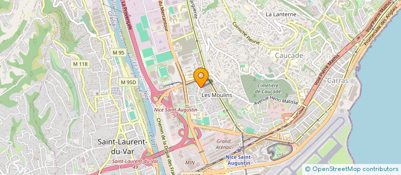 localisation de l'entreprise 884 954 637 à NICE