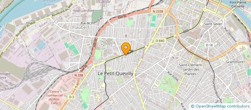 localisation de l'entreprise 884 955 451   LE PETIT-QUEVILLY