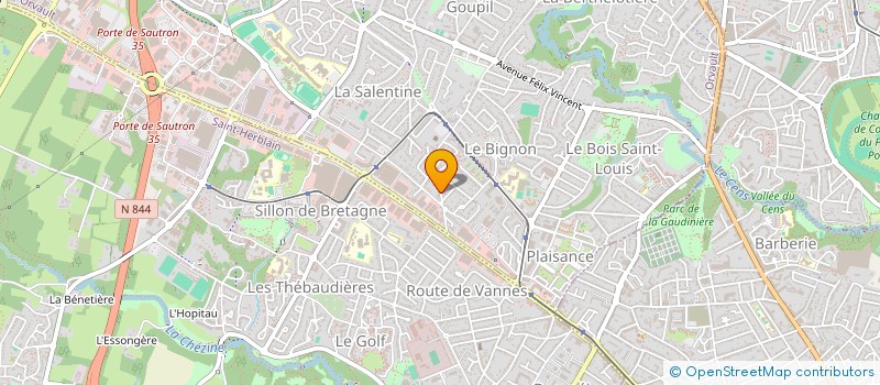 localisation de l'entreprise 884 978 339 à ORVAULT