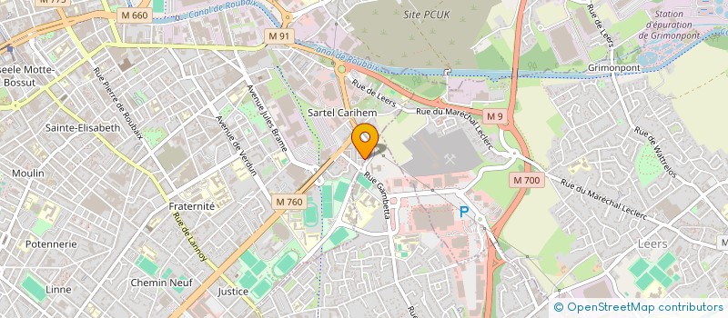 localisation de l'entreprise 885 004 218   ROUBAIX