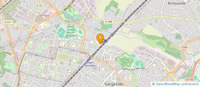 localisation de l'entreprise 885 036 848   SARCELLES