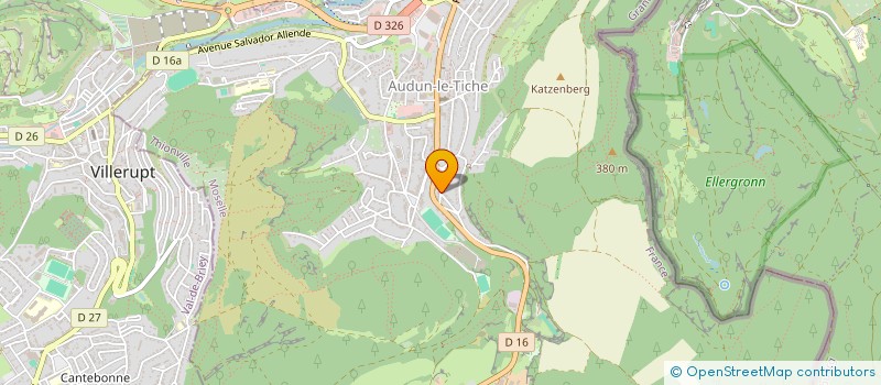 localisation de l'entreprise 885 046 391 à AUDUN-LE-TICHE