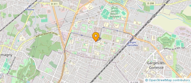 localisation de l'entreprise 885 080 093   SARCELLES