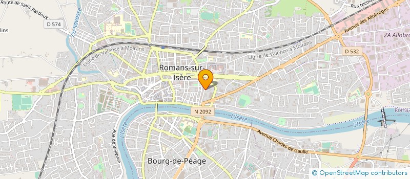 localisation de l'entreprise 885 080 267   ROMANS-SUR-ISERE