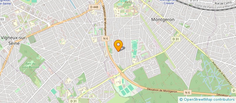 localisation de l'entreprise 885 080 648   MONTGERON