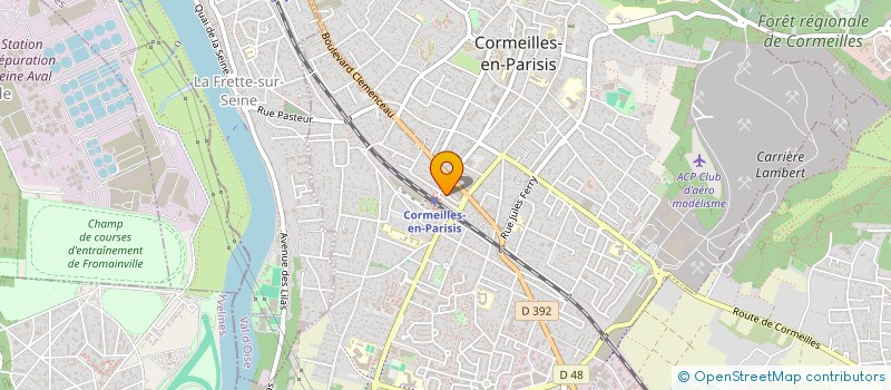 localisation de l'entreprise 885 091 850  à CORMEILLES-EN-PARISIS