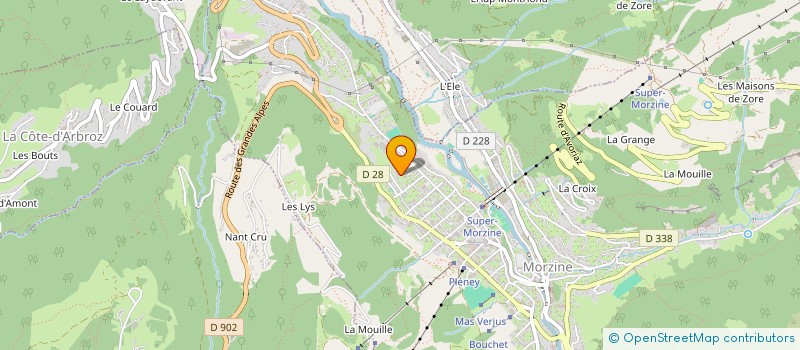 localisation de l'entreprise 885 099 200   MORZINE