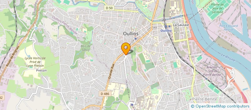 localisation de l'entreprise 885 106 948   OULLINS-PIERRE-BENITE