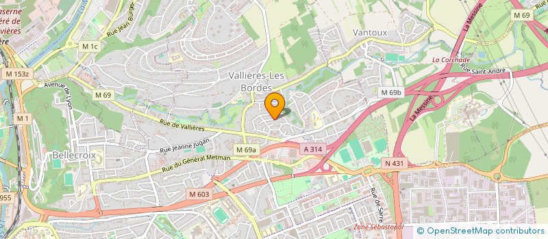 localisation de l'entreprise 885 130 708   METZ