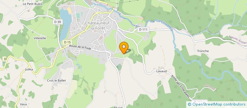 localisation de l'entreprise 885 172 494 à CHATEAUNEUF-LA-FORET