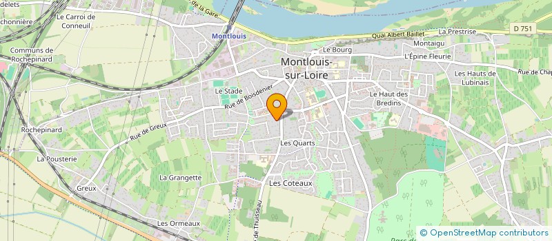 localisation de l'entreprise 885 175 984   SAINT-MARTIN-LE-BEAU